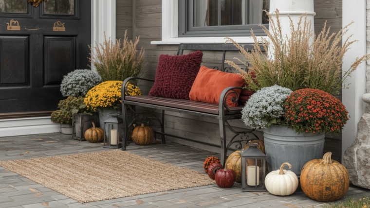 Nachhaltige Blumendeko im Herbst vor der Haustür in der Schweiz (2025) – Ideen, Pflanzen & Tipps